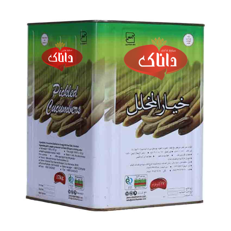 خیارشور سوپر ویژه حلب داناک - 17 کیلوگرم