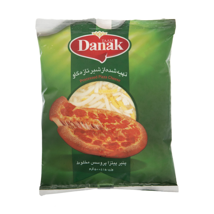 پنیر پیتزا مخلوط داناک - 500 گرم